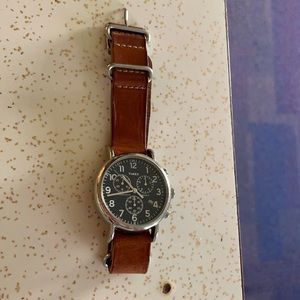 Timex blue face weekender chronograph 40 mm